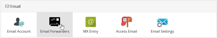 Panneau de Transferts d'Email webuzo